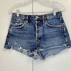 Agolde High Waisted Jean Shorts